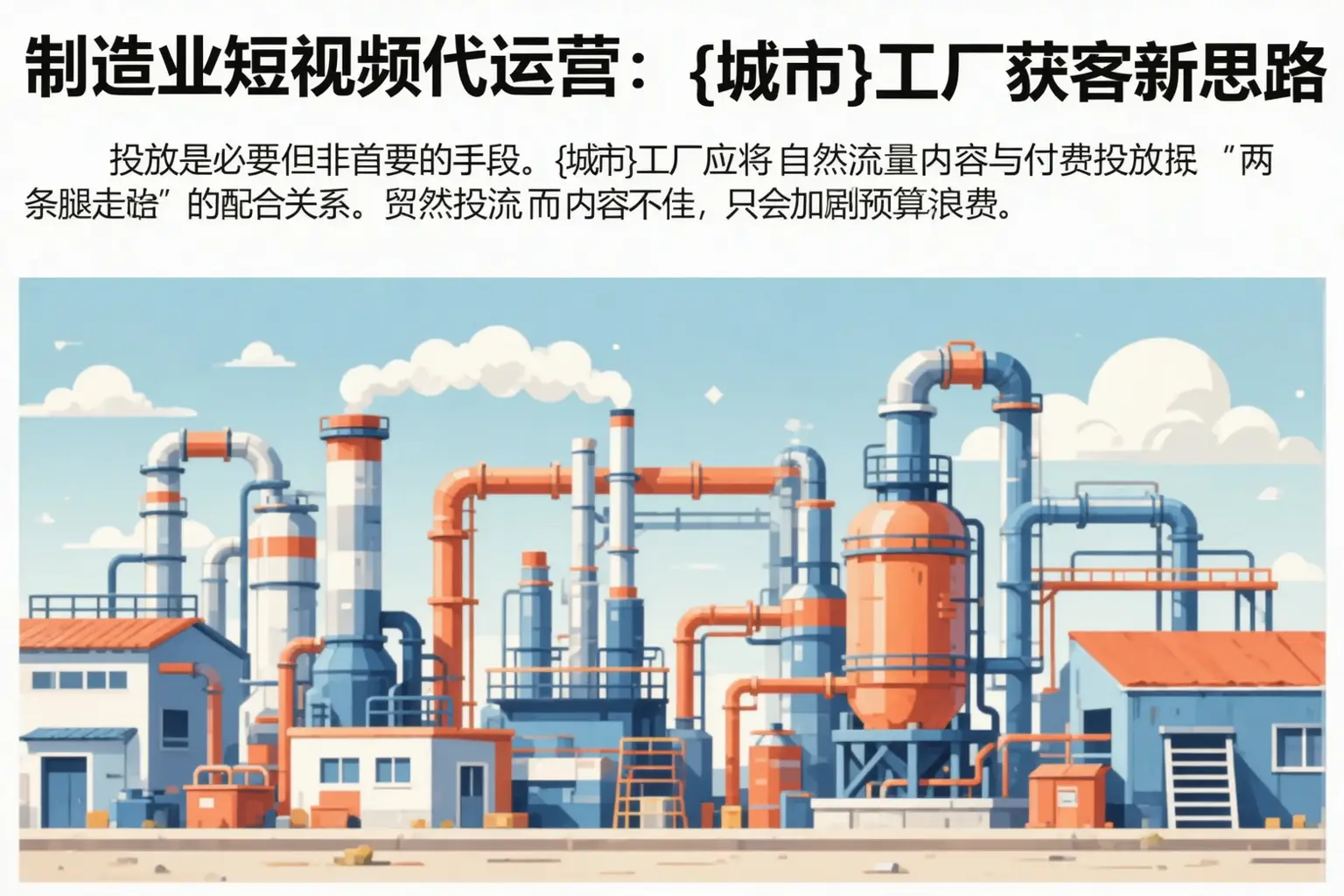 制造业短视频代运营：云浮工厂获客新思路