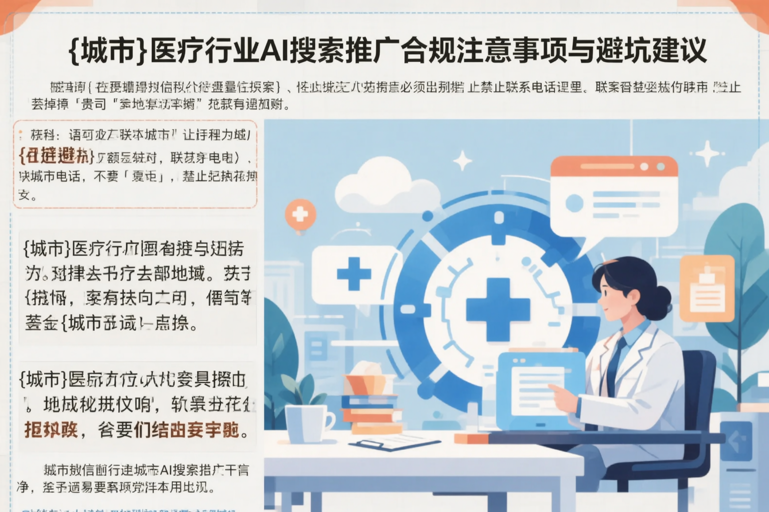 云浮医疗行业AI搜索推广合规注意事项与避坑建议