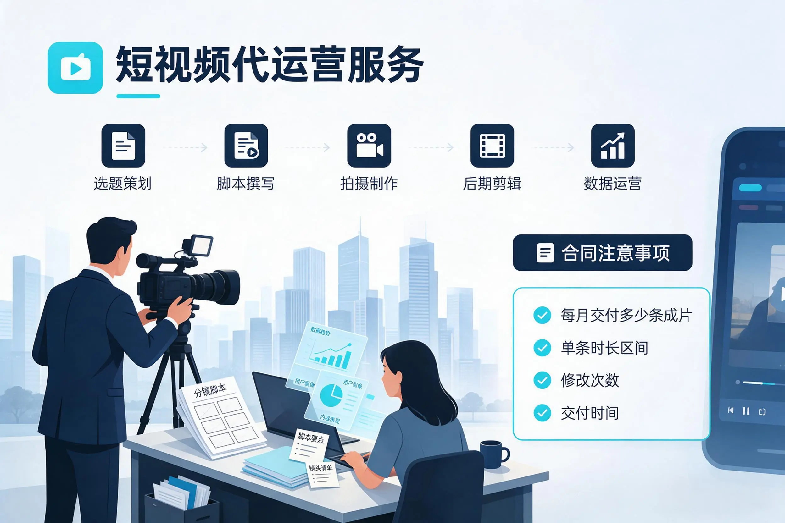 短视频代运营包含哪些服务？云浮企业常见问题科普