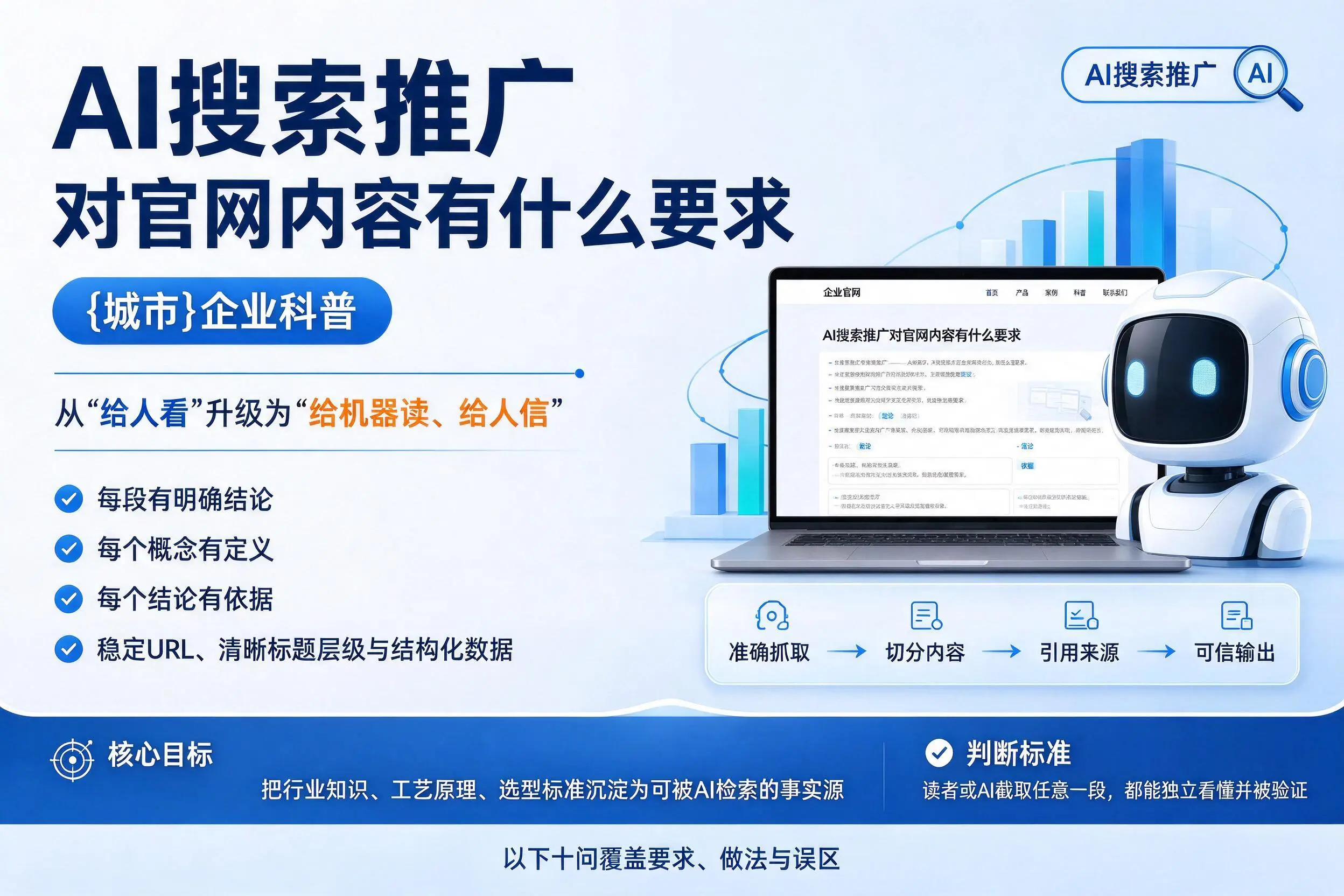 AI搜索推广对官网内容有什么要求，云浮企业科普